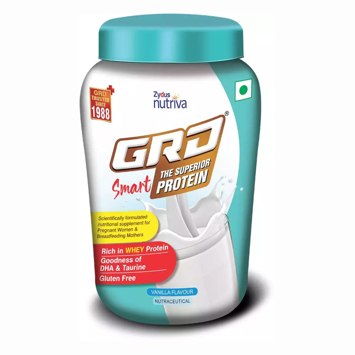 GRD Smart Vanilla Flavour Powder, 200 gm Jar Price, Uses, Side Effects