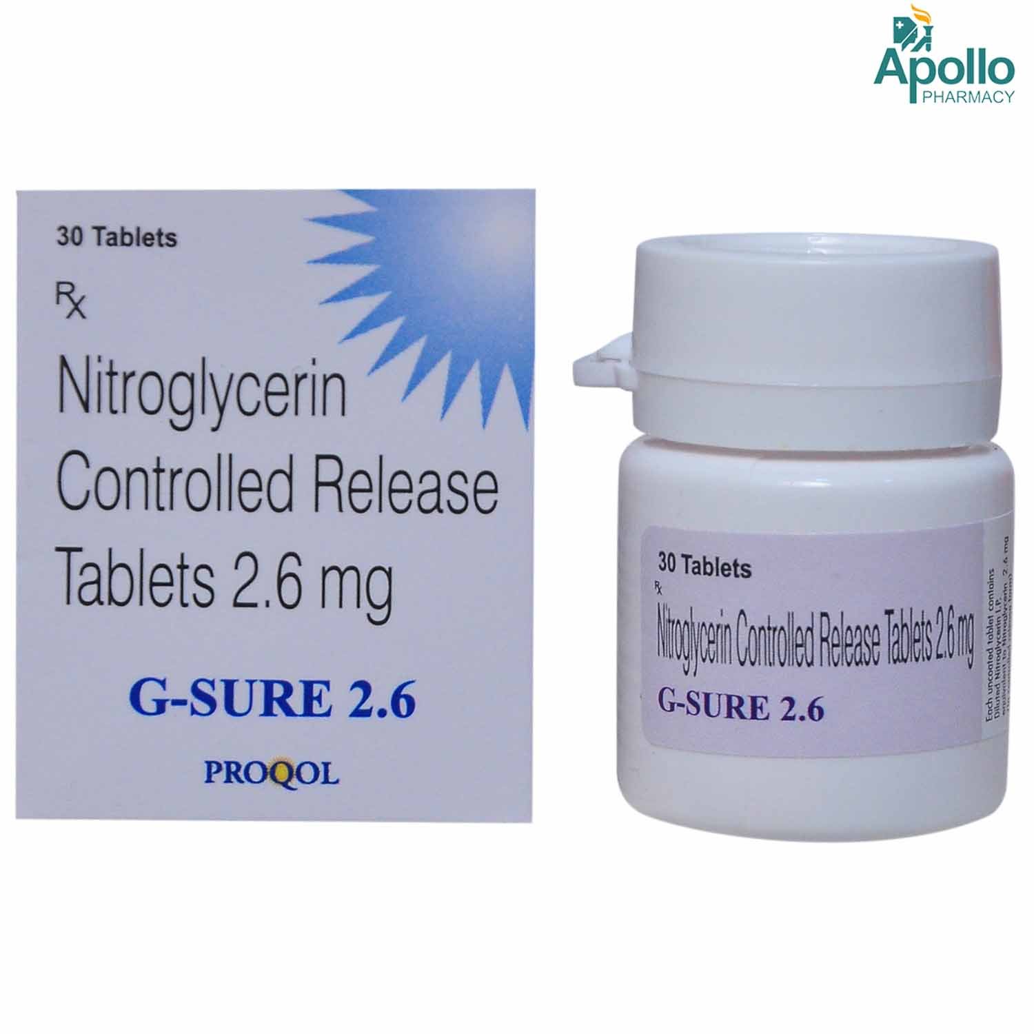 G Sure 2.6 Tablet 30's, Pack of 1 TABLET CR G Sure 2.6 Tablet 30's, Pack of 1 TABLET CR