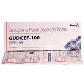 Gudcef-100 Tablet 10's, Pack of 10 TABLETS