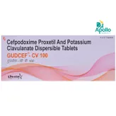 Gudcef CV 100 mg Tablet 10's, Pack of 10 TABLETS