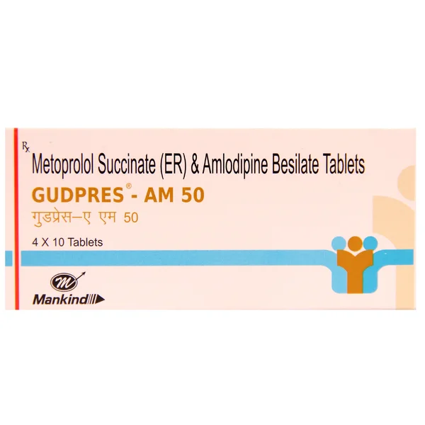 Gudpres AM 50 Tablet 10's, Pack of 10 TabletS