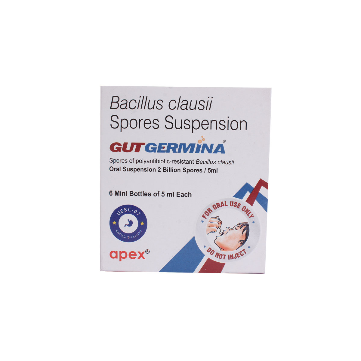 Gutgermina Oral Suspension 5 ml, Pack of 1 Suspension Gutgermina Oral Suspension 5 ml, Pack of 1 Suspension