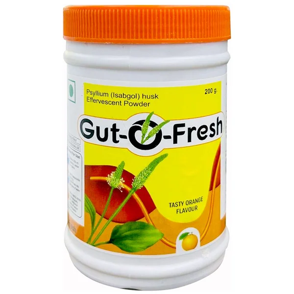 Gut-O-Fresh Orange Flavour Effervescent Powder 200 gm, Pack of 1