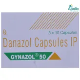 Gynazol 50 Capsule 10's, Pack of 10 CAPSULES