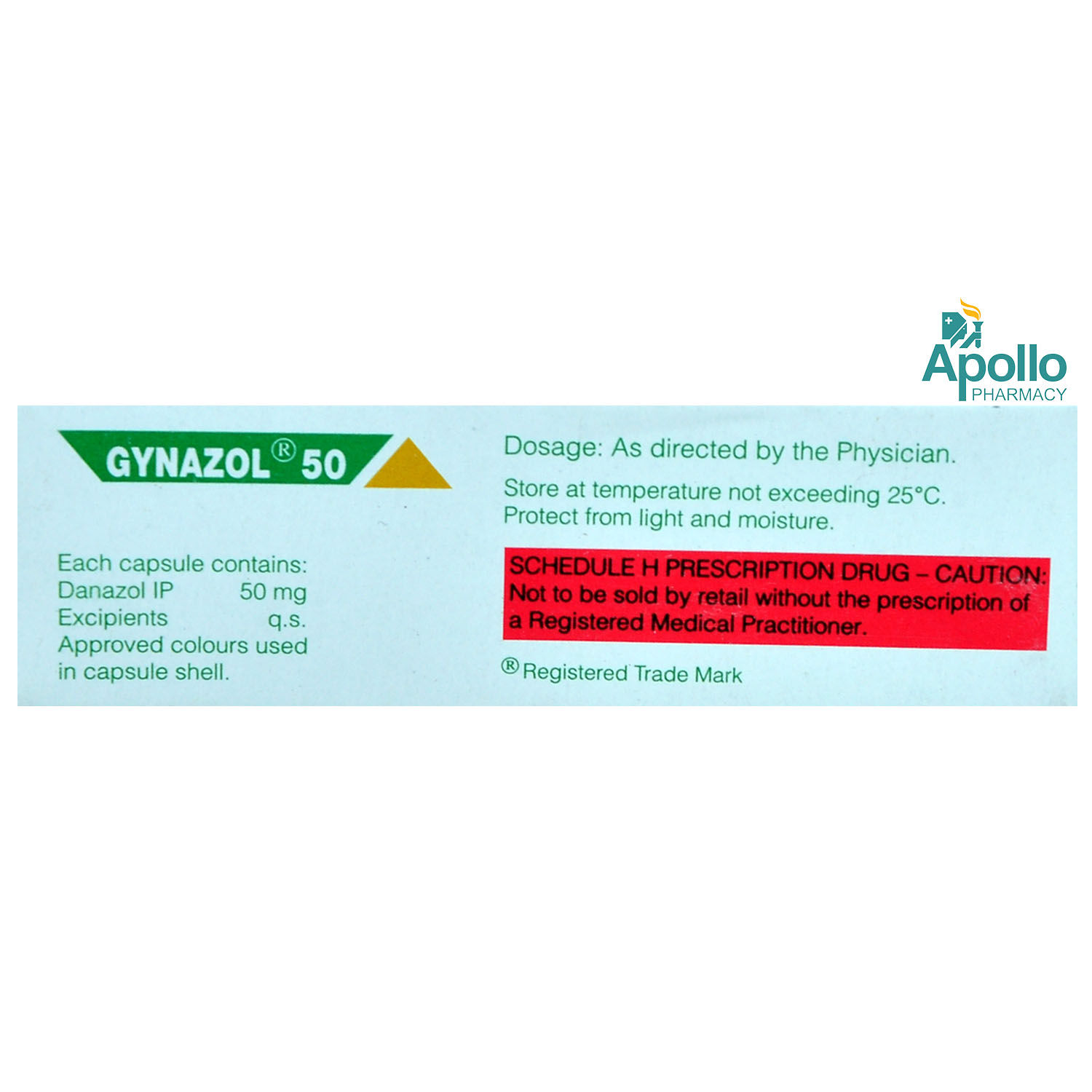 Gynazol 50 Capsule 10's Price, Uses, Side Effects, Composition - Apollo ...