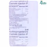 Gynonys 500mg Injection 2 ml, Pack of 1 Injection