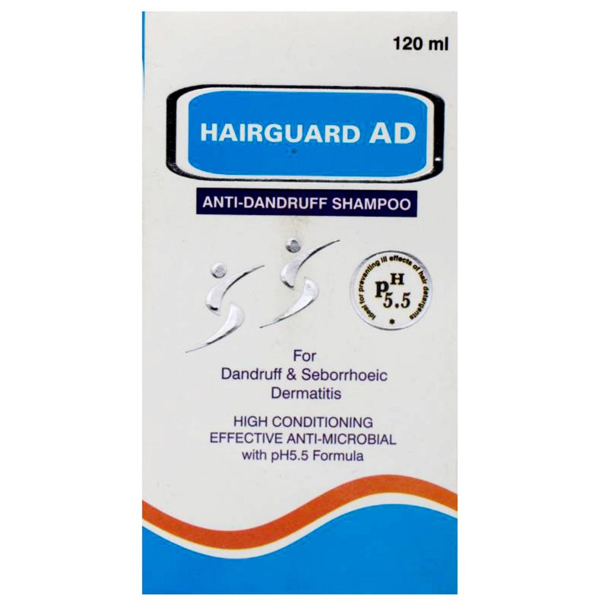 Hairguard AD Shampoo 120 ml, Pack of 1 