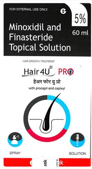 Buy Hair 4U F Solution 60ml Online Quick Delivery Lowest Price  Wockhardt  Epharmacy