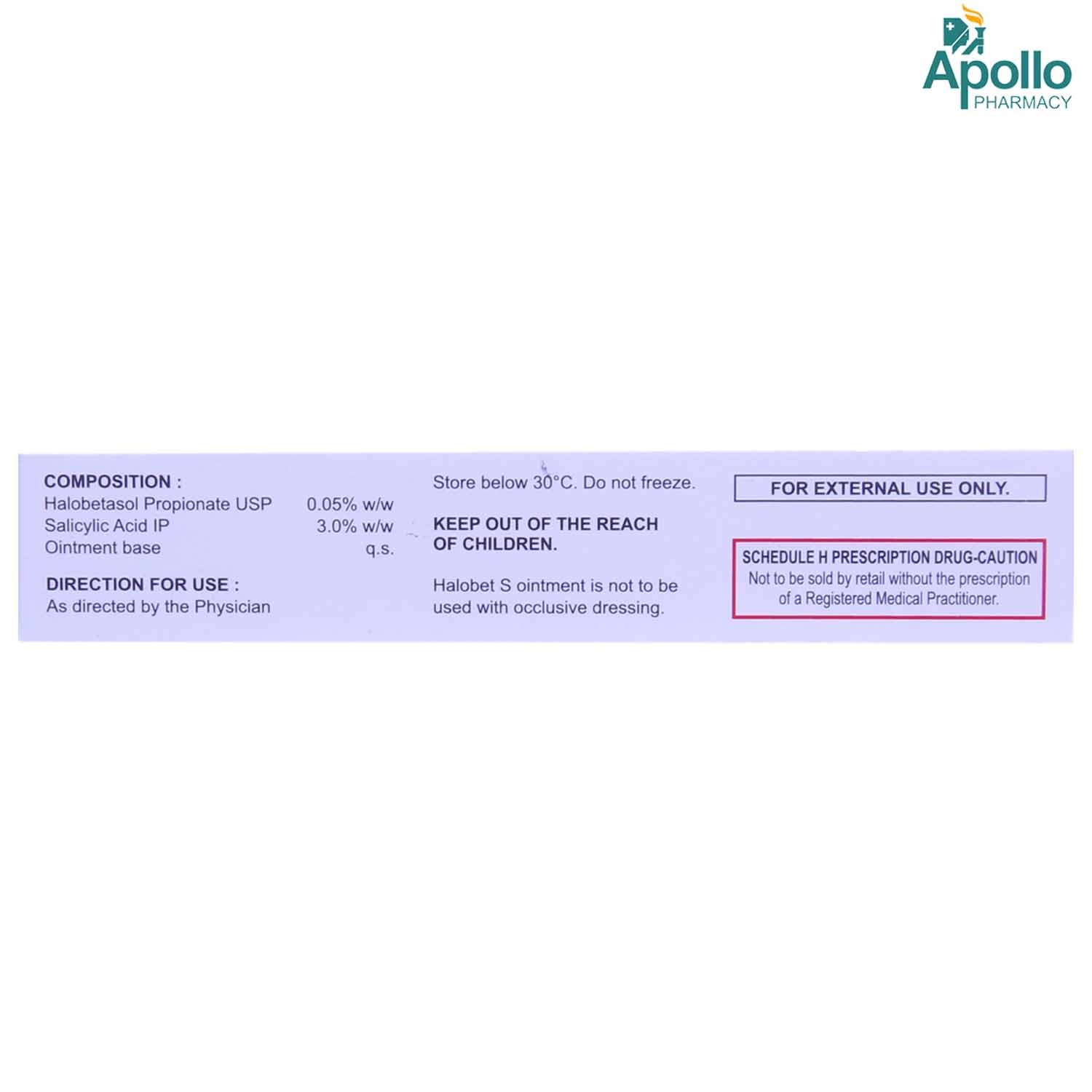 HALOBET S OINTMENT 10GM, Pack of 1 OINTMENT HALOBET S OINTMENT 10GM, Pack of 1 OINTMENT