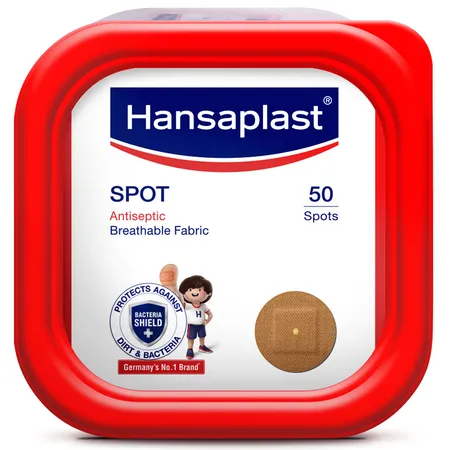 Hansaplast Breathable Fabric Spot Bandage, 50 Count