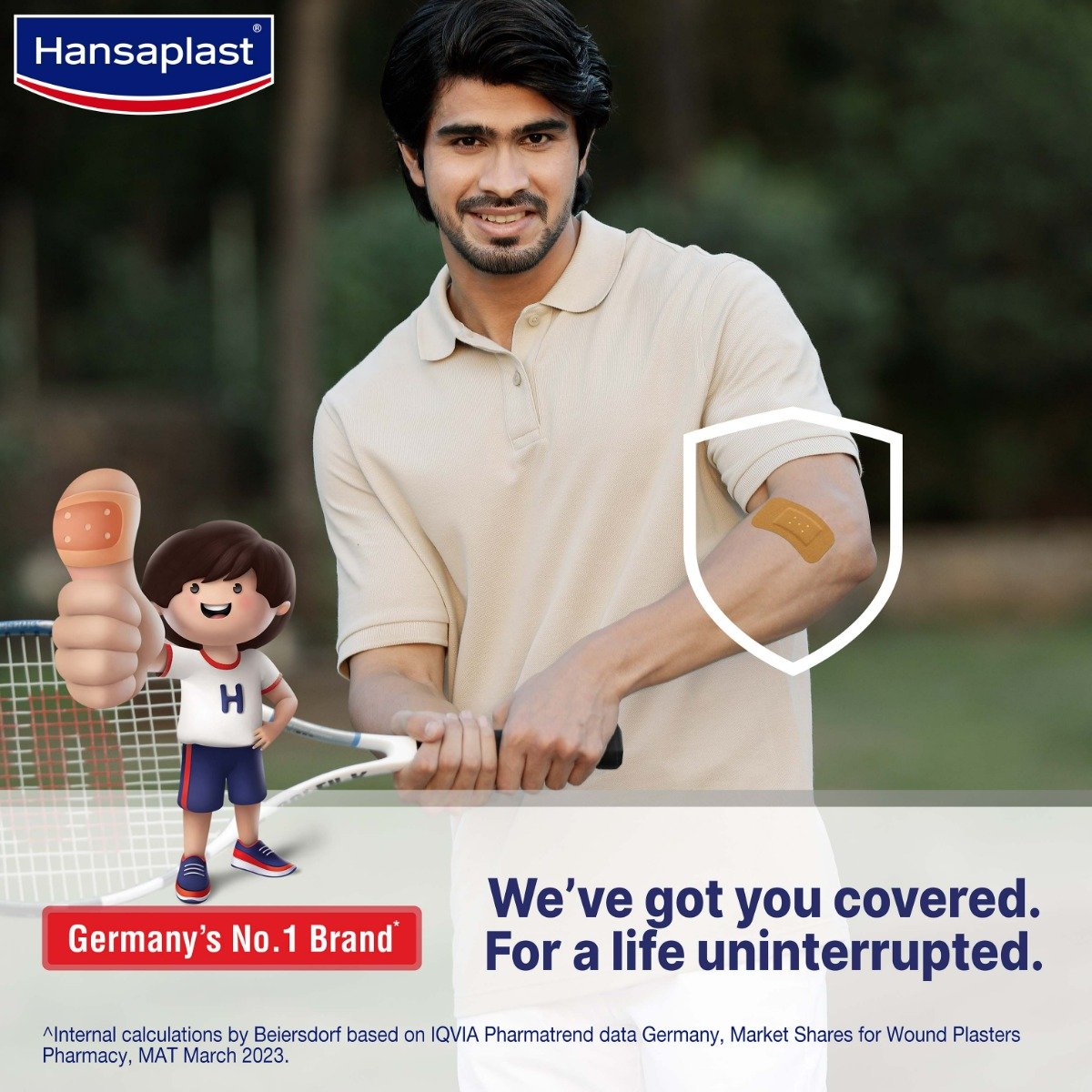 Hansaplast Jumbo Larger Wound Pad Strips 72mm x 40mm, 10 Count, Pack of 10 Hansaplast Jumbo Larger Wound Pad Strips 72mm x 40mm, 10 Count, Pack of 10