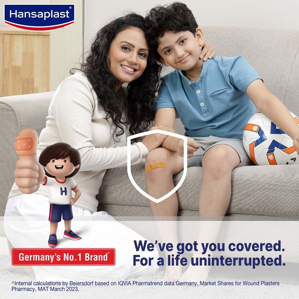 Hansaplast Regular Breathable Fabric Strips, 10 Count, Pack of 10 Hansaplast Regular Breathable Fabric Strips, 10 Count, Pack of 10