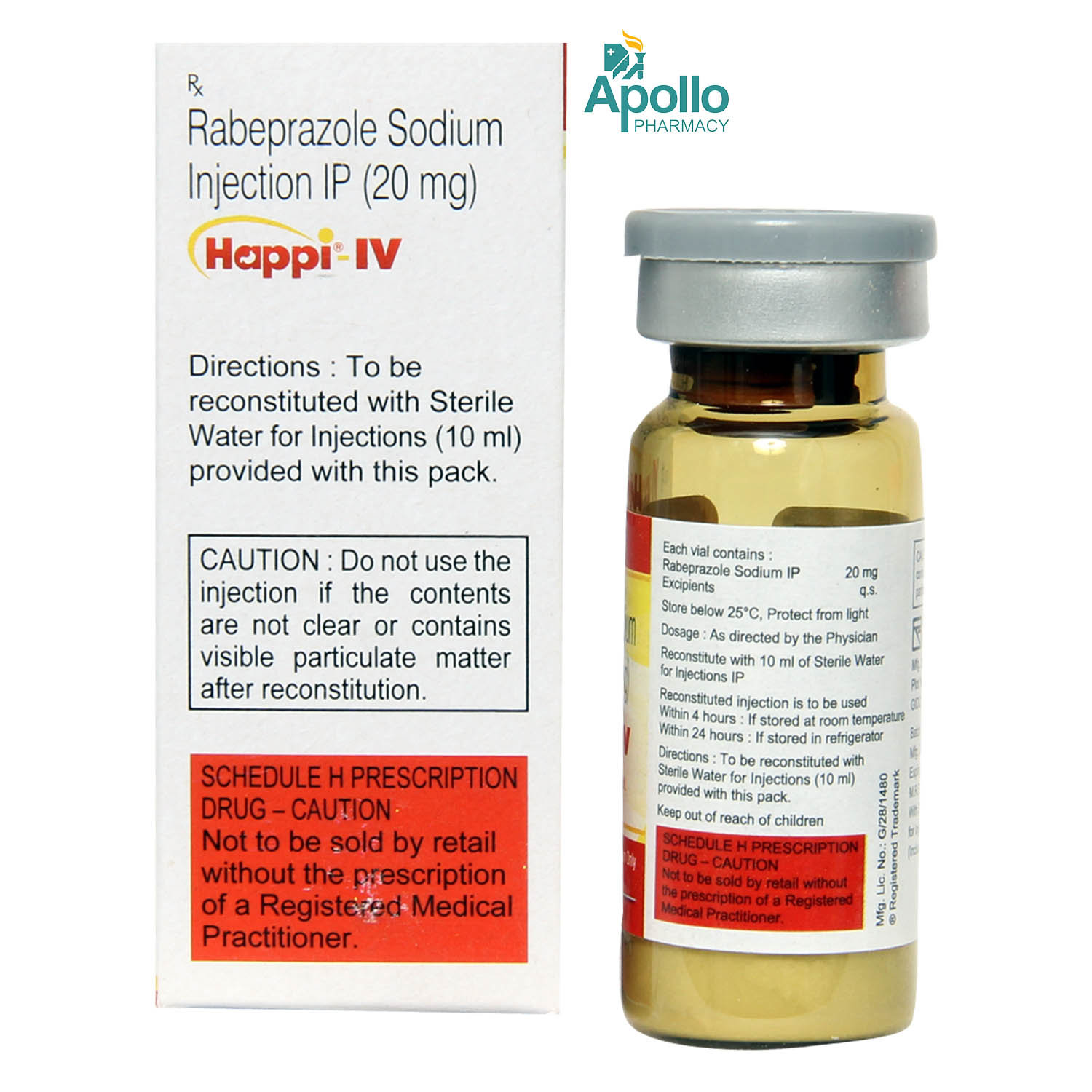 HAPPI 20MG I.V INJECTION, Pack of 1 INJECTION HAPPI 20MG I.V INJECTION, Pack of 1 INJECTION