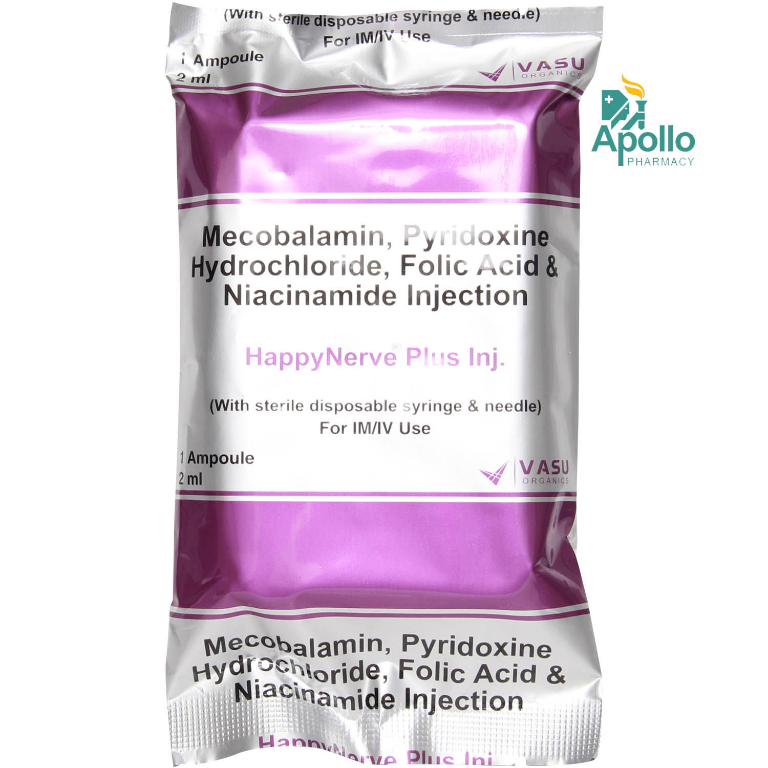 Buy Happy Nerve Plus Injection 2 ml Online