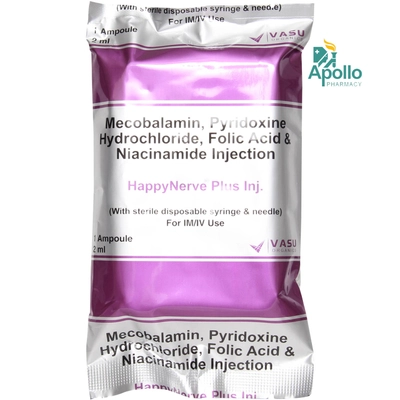 Happy Nerve Plus Injection 2 ml, Pack of 1 Injection