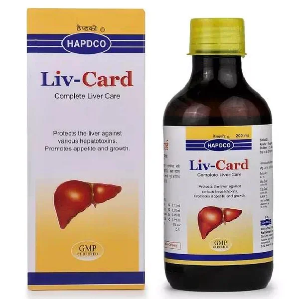 Hapdco Liv-Card Syrup, 200 ml