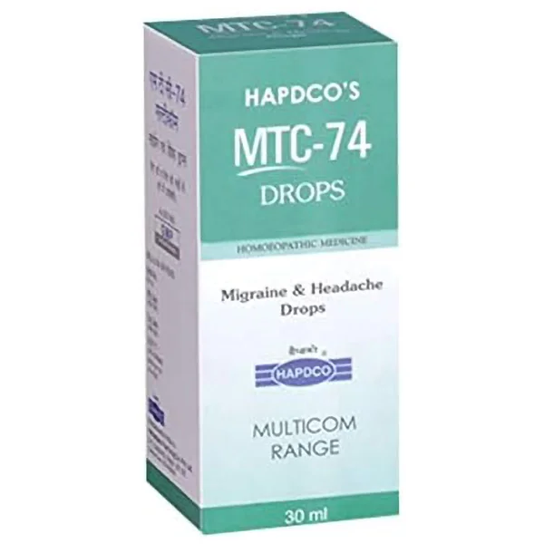 Hapdco MTC-74 Migraine & Headache Drops, 30 ml