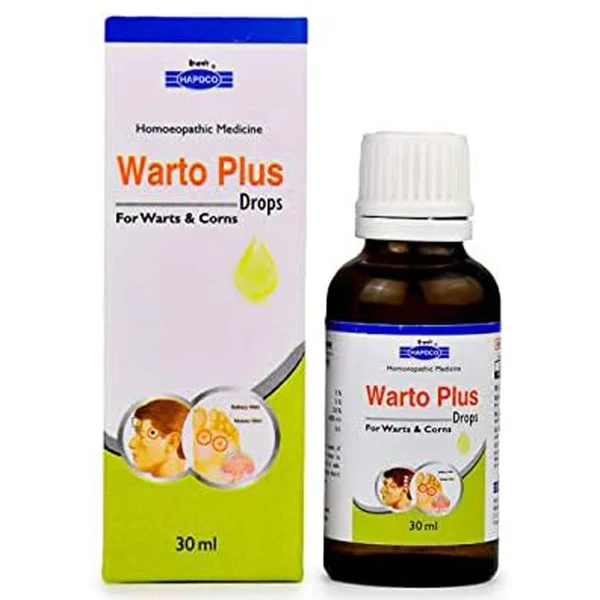 Hapdco Warto Plus Drops, 30 ml, Pack of 1