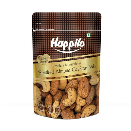 Happilo Premium Smoked Almond Cashew Mix, 50 gm