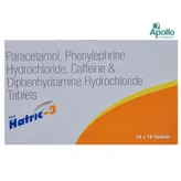 New Hatric 3 Tablet 10's, Pack of 10 TABLETS