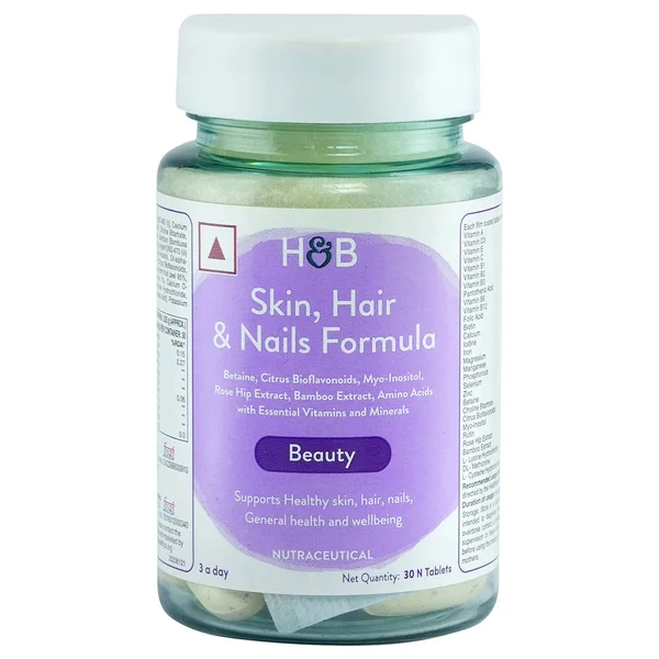 Holland &amp; Barrett Skin Hair &amp; Nails Beauty Formula, 30 Tablets, Pack of 1