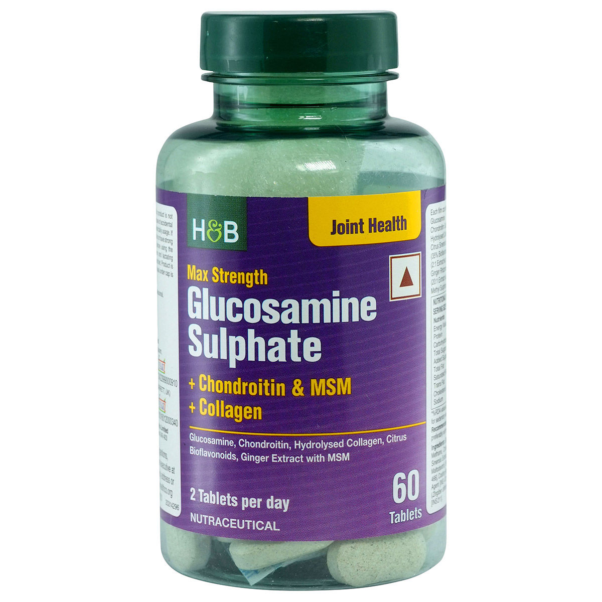 Buy Holland & Barrett Max Strength Glucosamine Sulphate for Joint Health, 60 Tablets Online