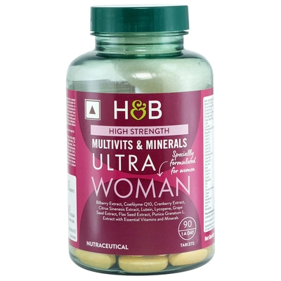 Holland &amp; Barrett High Strength Multivits &amp; Minerals Ultra Woman, 90 Tablets, Pack of 1