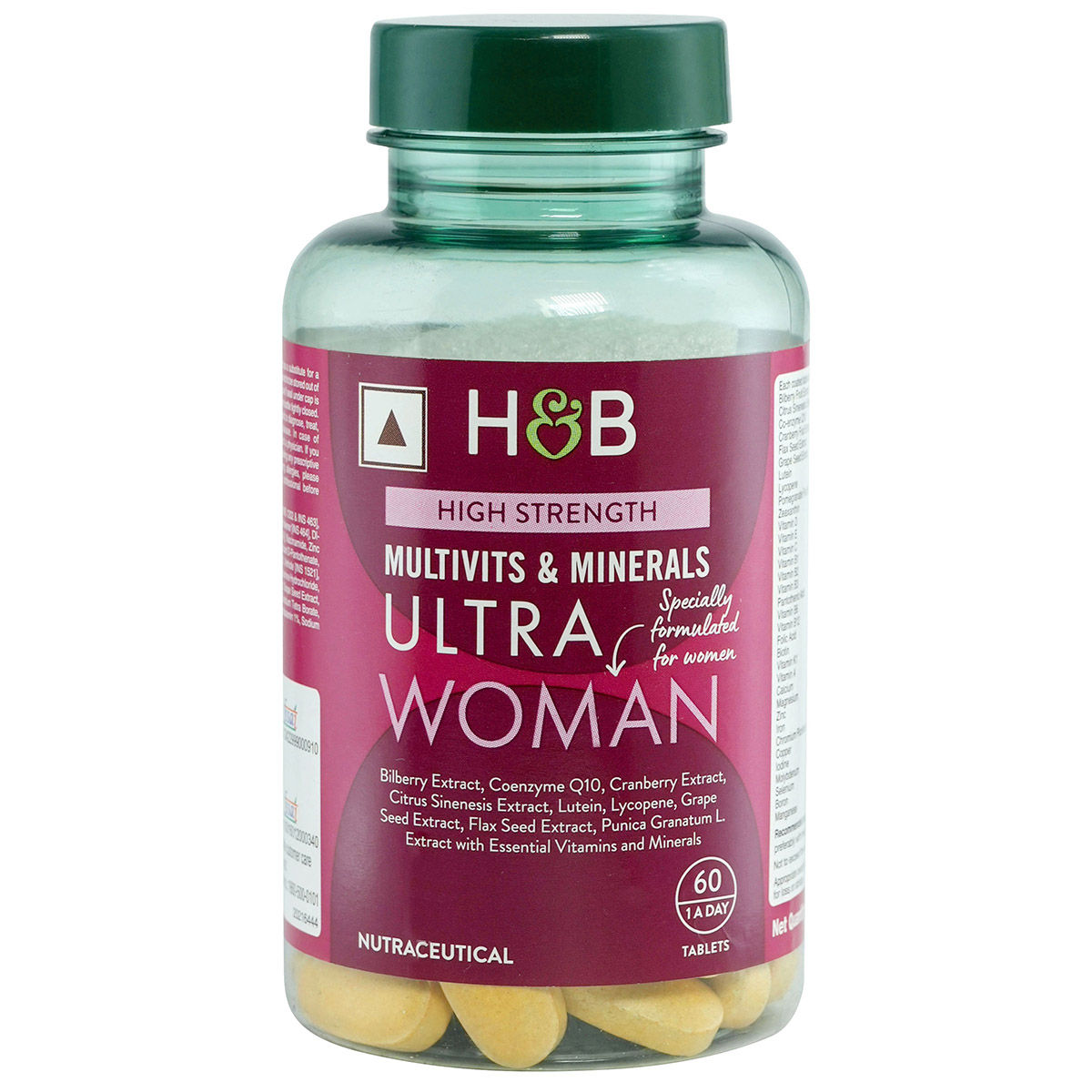 Holland & Barrett High Strength Multivits & Minerals Ultra Woman, 60 ...