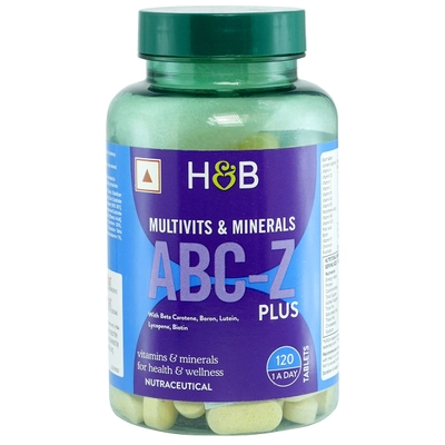 Holland &amp; Barrett Multivits &amp; Minerals ABC-Z Plus, 120 Tablets, Pack of 1