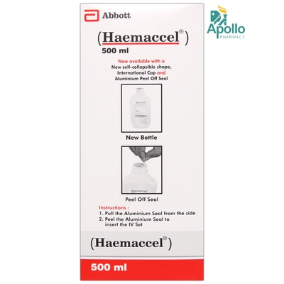 Haemaccel Infusion 500 ml, Pack of 1 Infusion