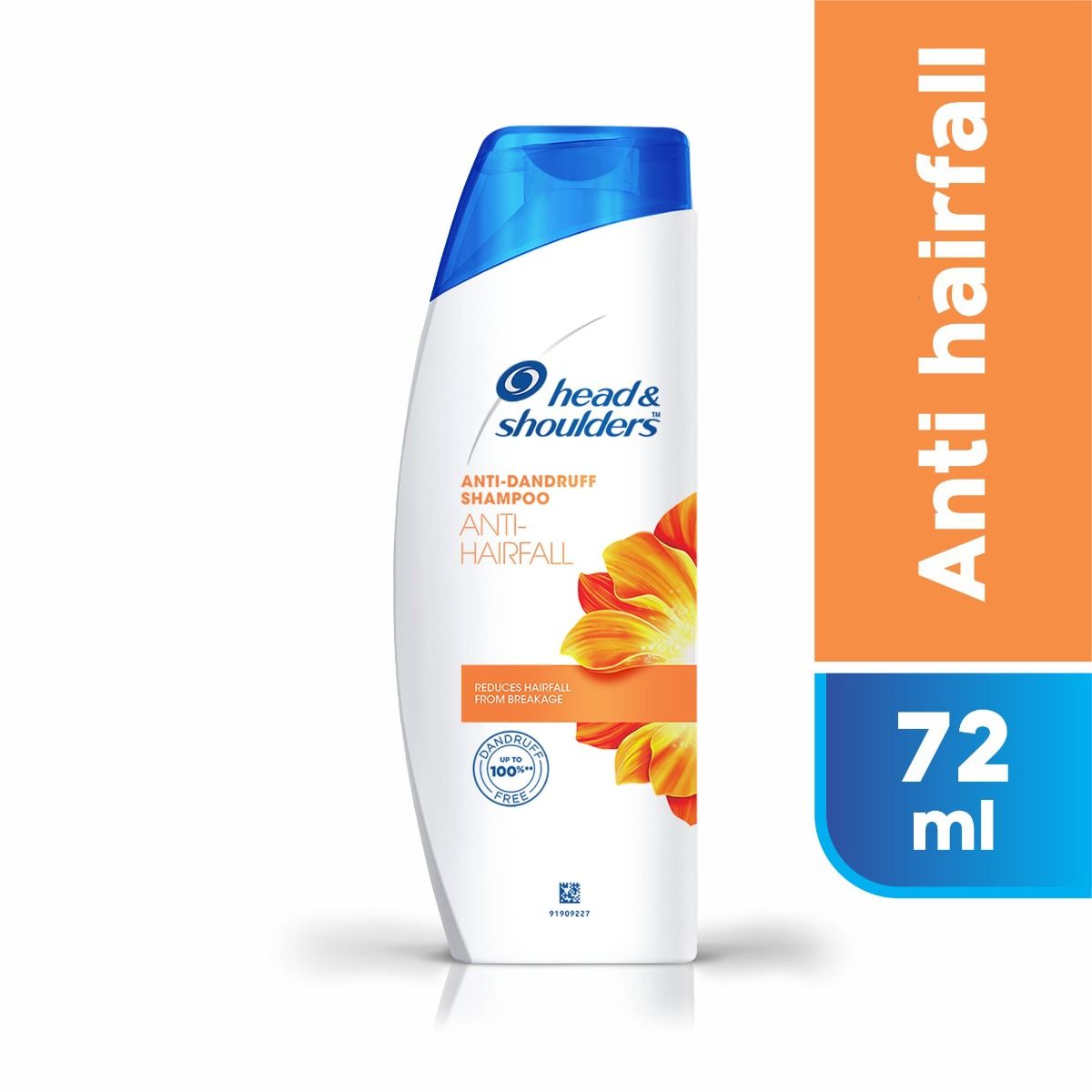 Head & Shoulders Anti-Dandruff Anti Hairfall Shampoo, 144 ml (2x72 ml), Pack of 2 S
