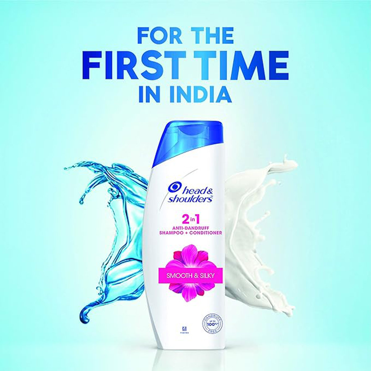 Head & Shoulders 2 in 1 Smooth & Silky Anti-Dandruff Shampoo + Conditioner, 180 ml, Pack of 1 Head & Shoulders 2 in 1 Smooth & Silky Anti-Dandruff Shampoo + Conditioner, 180 ml, Pack of 1