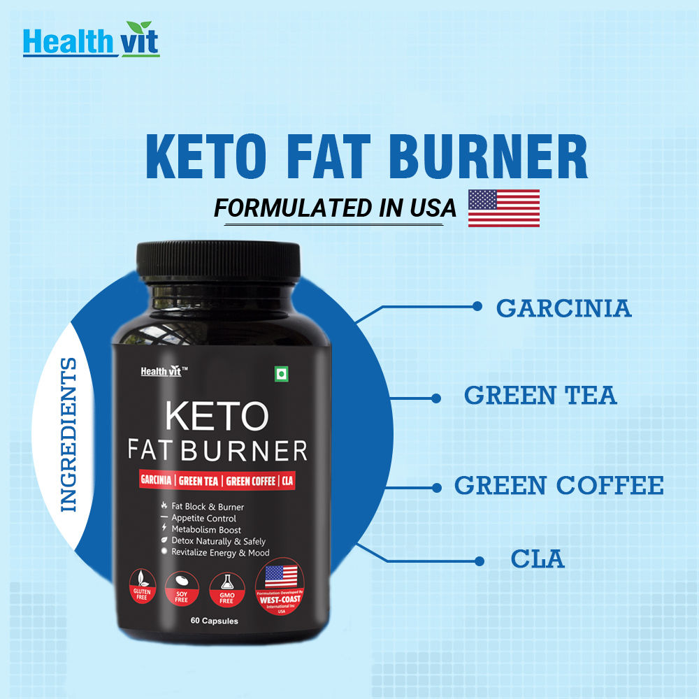Healthvit Keto Fat Burner, 60 Capsules Price, Uses, Side Effects