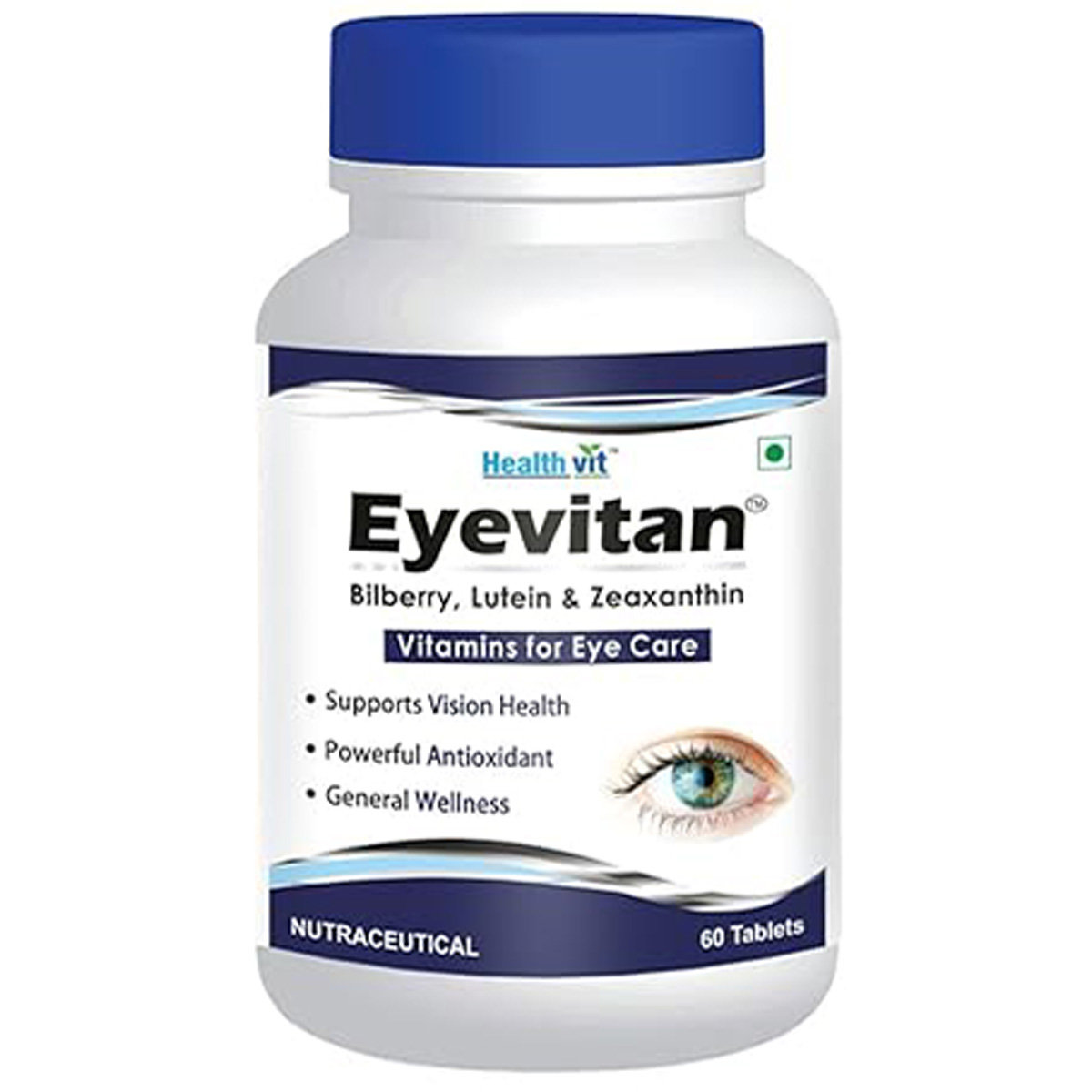 Healthvit Eyevitan Vitamins for Eye Care, 60 Tablets, Pack of 1 Healthvit Eyevitan Vitamins for Eye Care, 60 Tablets, Pack of 1