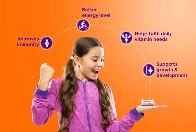 Healthyr-U Daily Multivitamin Lozenges for Kids, 60 Lozenges, Pack of 1