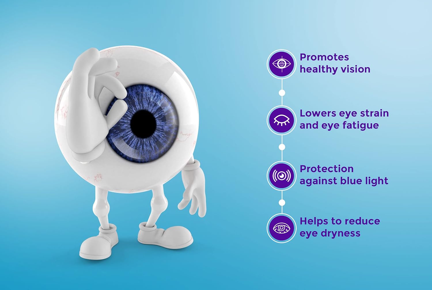 Healthyr-U Eye & Vision Care, 60 Tablets, Pack of 1 Healthyr-U Eye & Vision Care, 60 Tablets, Pack of 1