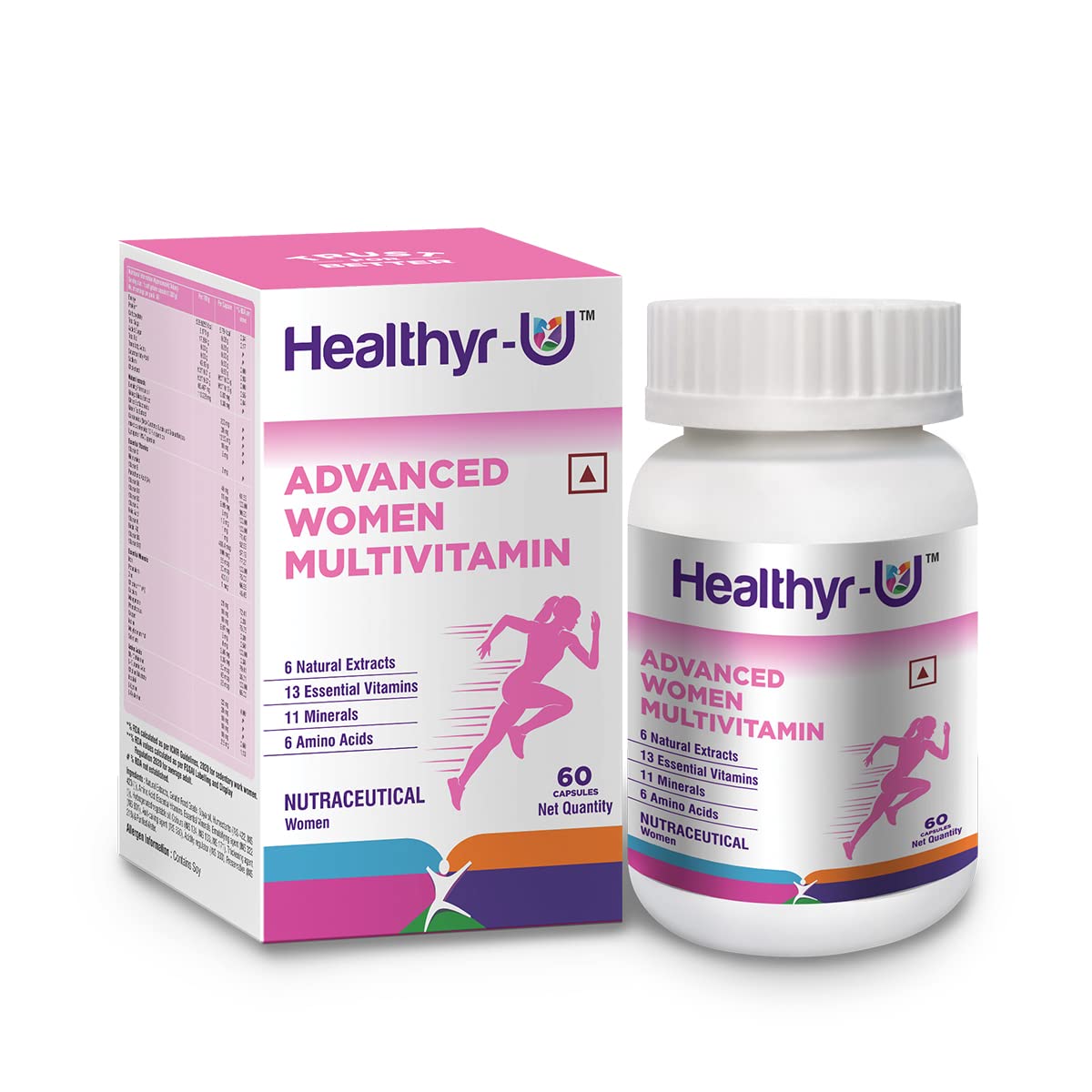Healthyr-U Advanced Women Multivitamin, 60 Capsules, Pack of 1 Healthyr-U Advanced Women Multivitamin, 60 Capsules, Pack of 1