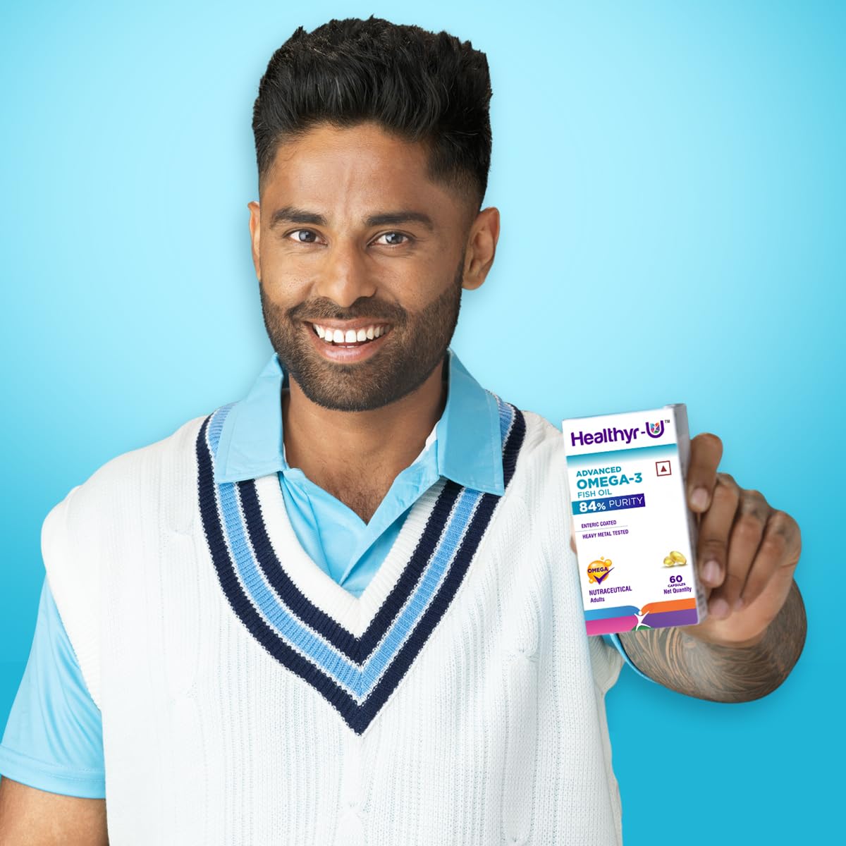 Healthyr-U Advanced Omega-3 Fish Oil, 60 Capsules, Pack of 1 Healthyr-U Advanced Omega-3 Fish Oil, 60 Capsules, Pack of 1