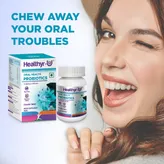 Healthyr-U Oral Health Probiotic, 60 Chewable Tablets, Pack of 1