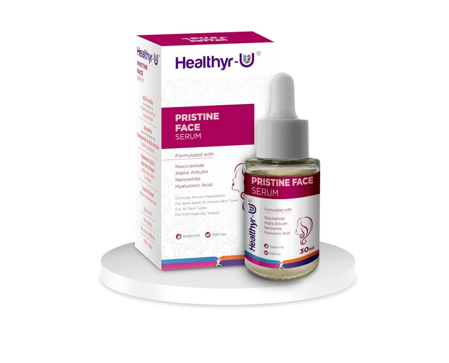 Healthyr-U Pristine Face Serum, 30 ml, Pack of 1 Healthyr-U Pristine Face Serum, 30 ml, Pack of 1