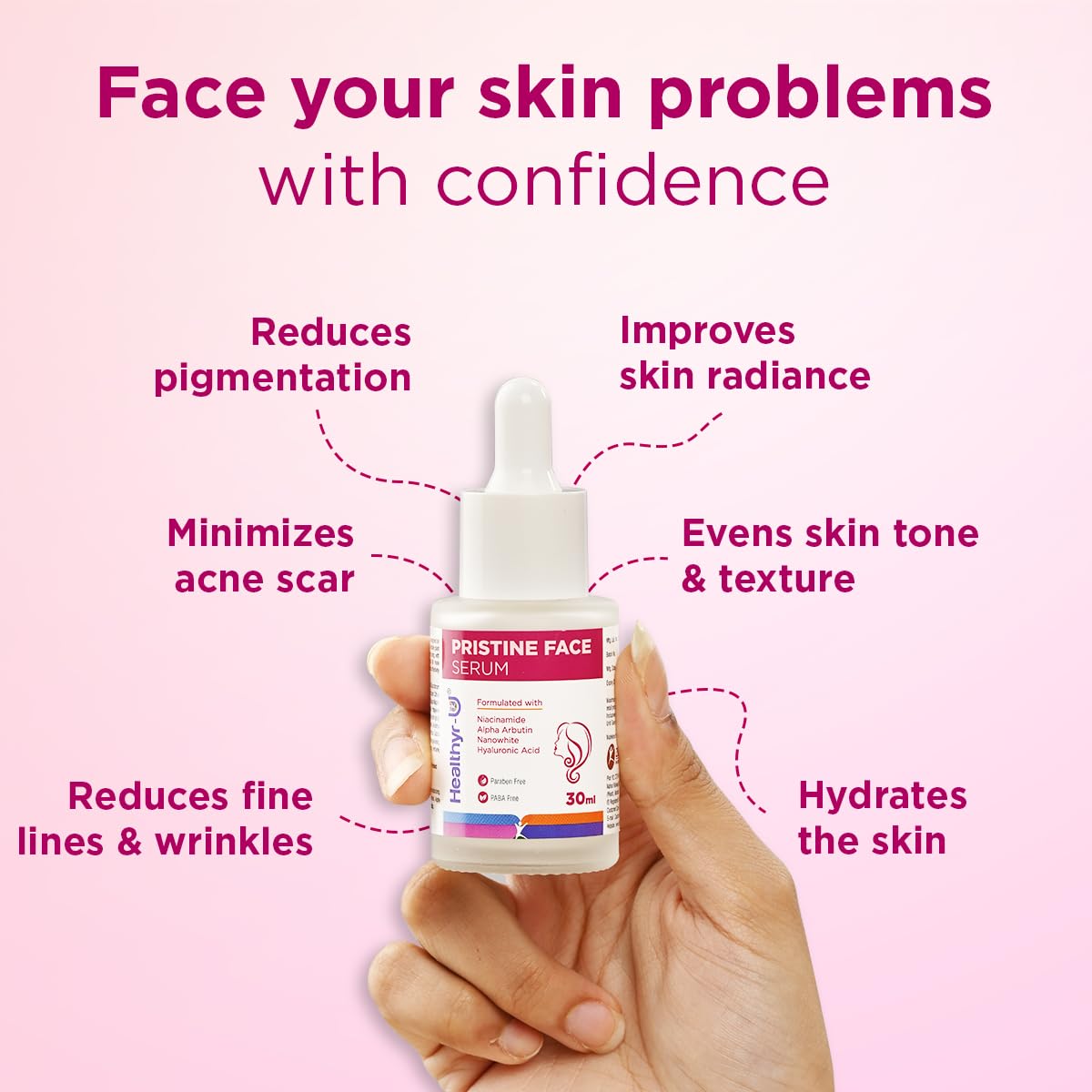 Healthyr-U Pristine Face Serum, 30 ml, Pack of 1 Healthyr-U Pristine Face Serum, 30 ml, Pack of 1