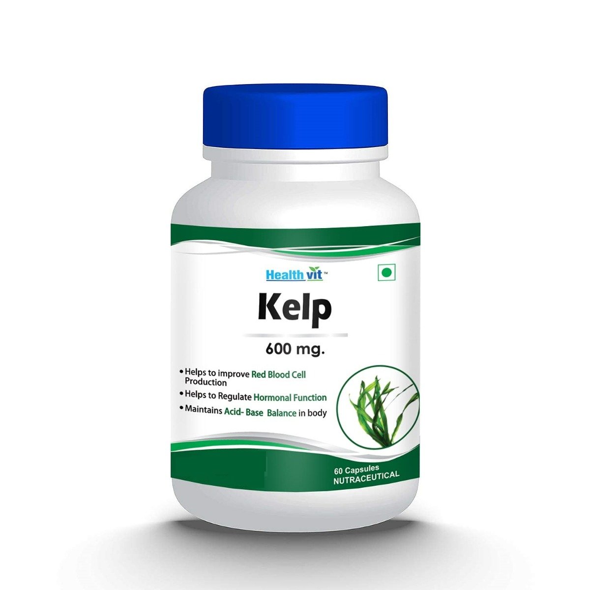 Healthvit Kelp 600mg, 60 Capsules, Pack of 1 Healthvit Kelp 600mg, 60 Capsules, Pack of 1