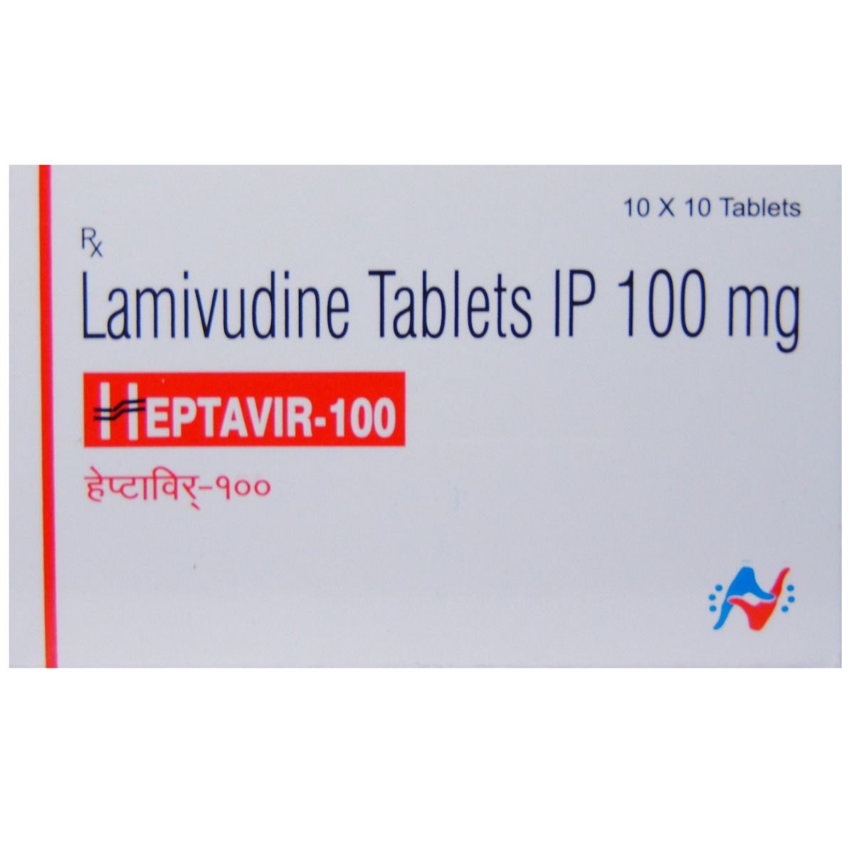 Buy Heptavir 100mg Tablet 10's Online