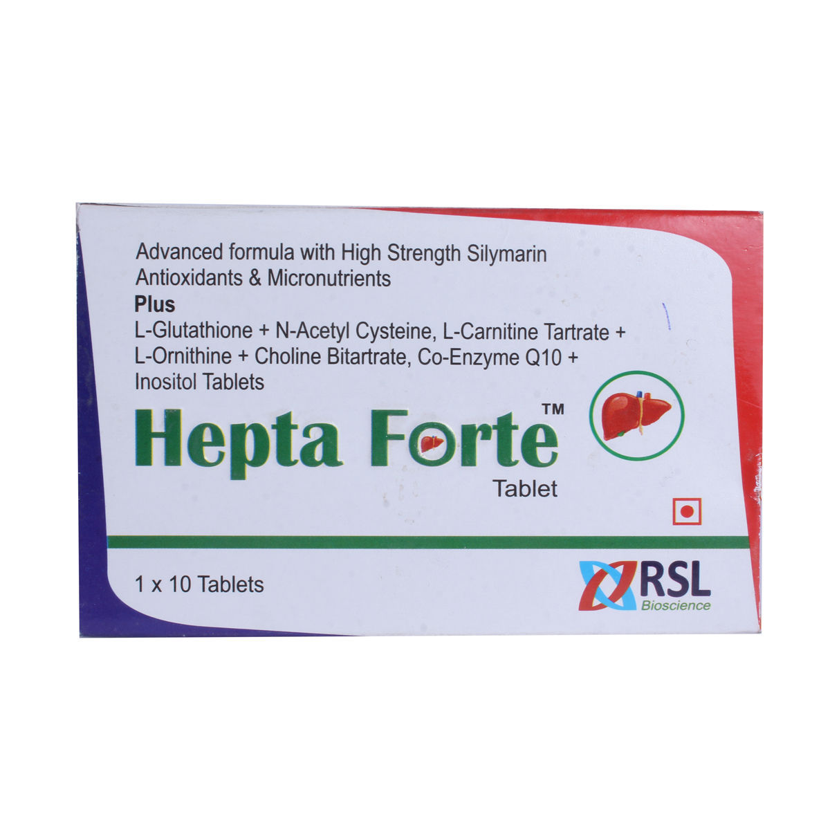 Hepta Forte Tablet 10's, Pack of 10 S