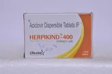 Herpikind 400 mg Tablet 10's, Pack of 10 TABLETS
