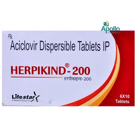 Herpikind-200 Tablet 10's