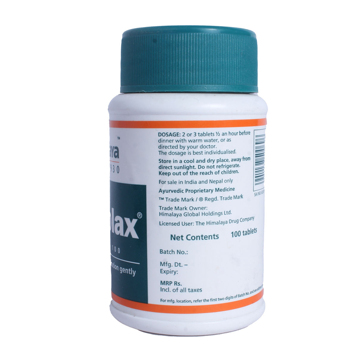 Himalaya Herbolax, 100 Tablets Price, Uses, Side Effects, Composition ...