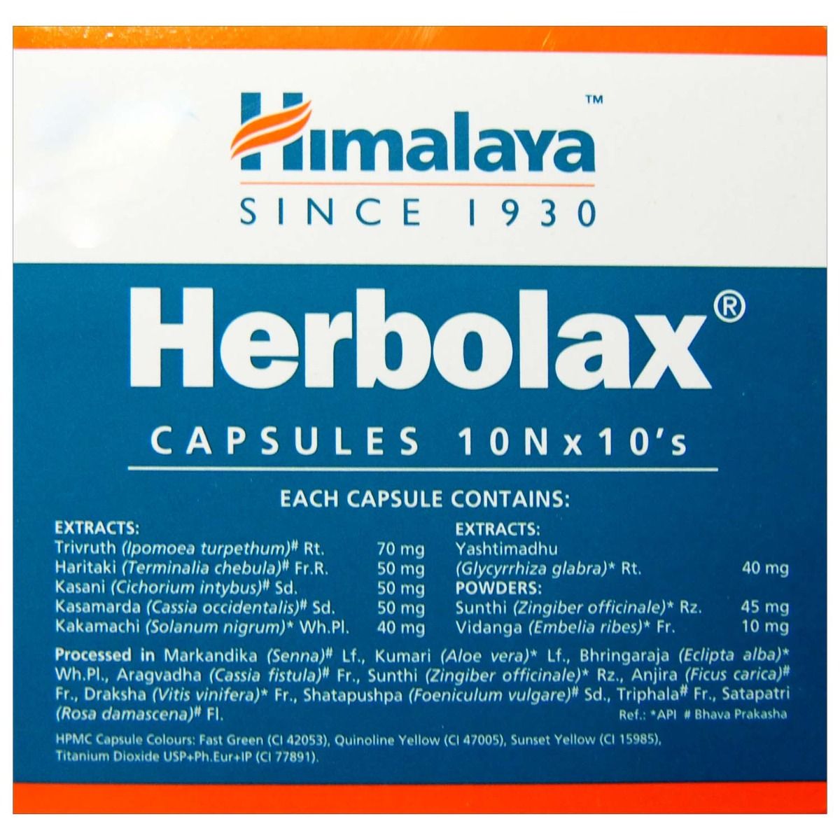 HERBOLAX TABLET 10'S, Pack of 10 S