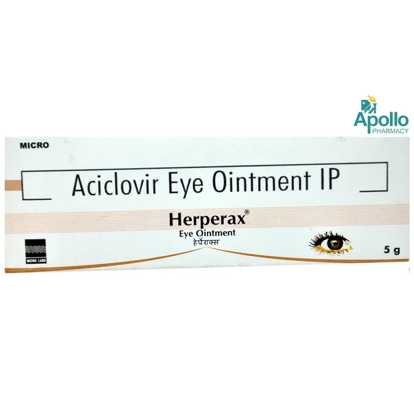 Herperax 3% Eye Ointment 5 gm, Pack of 1 Eye Ointment