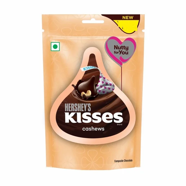 Hersheys Kisses Cashews, 33.6 gm